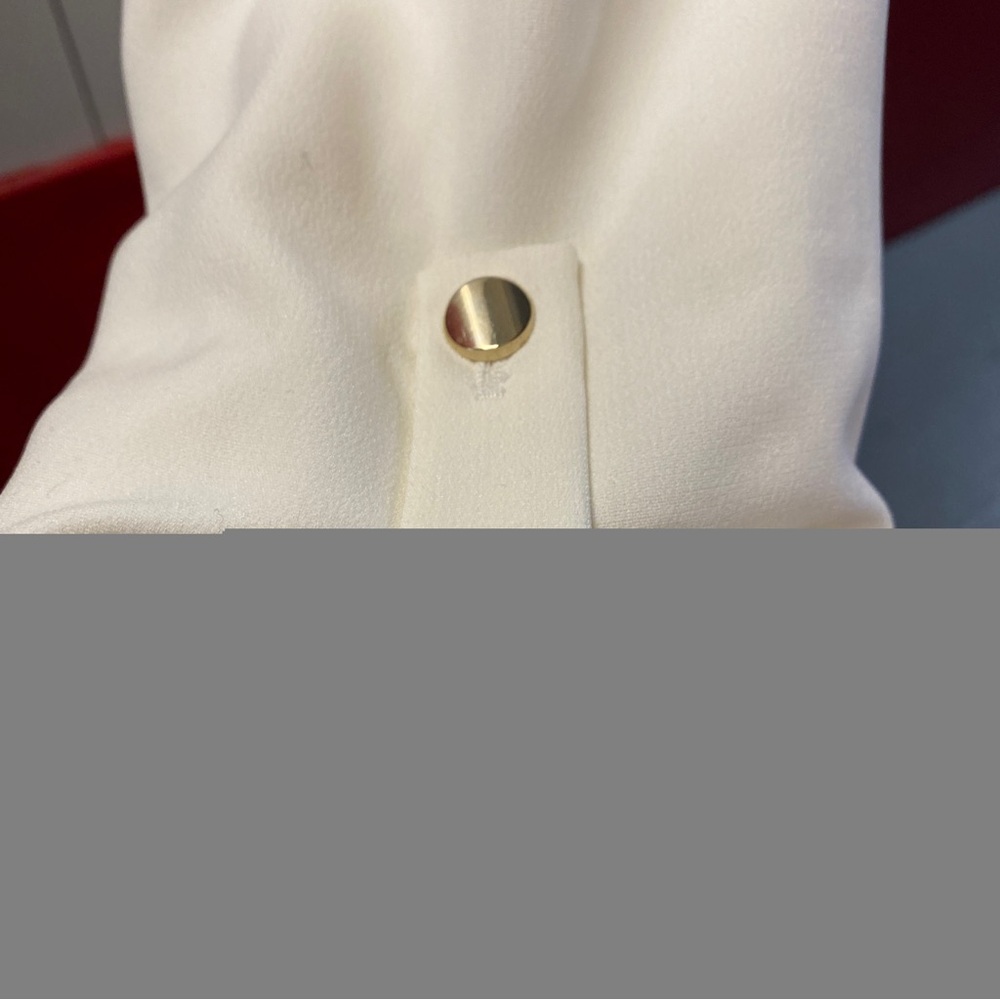 ZARA White Women's Blazer - Tailored Open Front | Size L - Picture 2 of 6